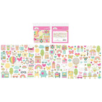 Doodlebug Hello Again Odds and Ends Ephemera Die Cut Shapes 8187 Detail