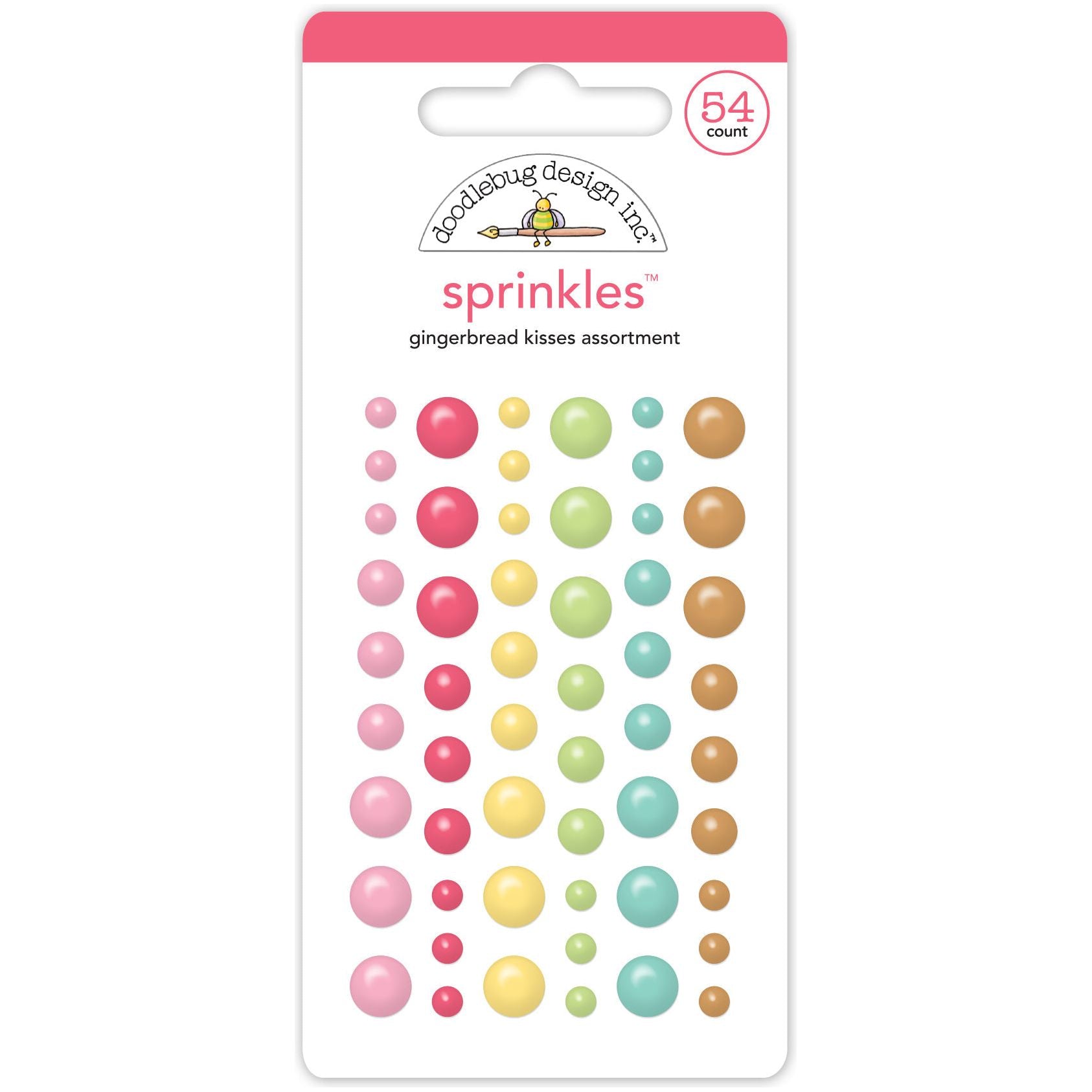 Doodlebug Gingerbread Kisses Sprinkle Assortment 8285