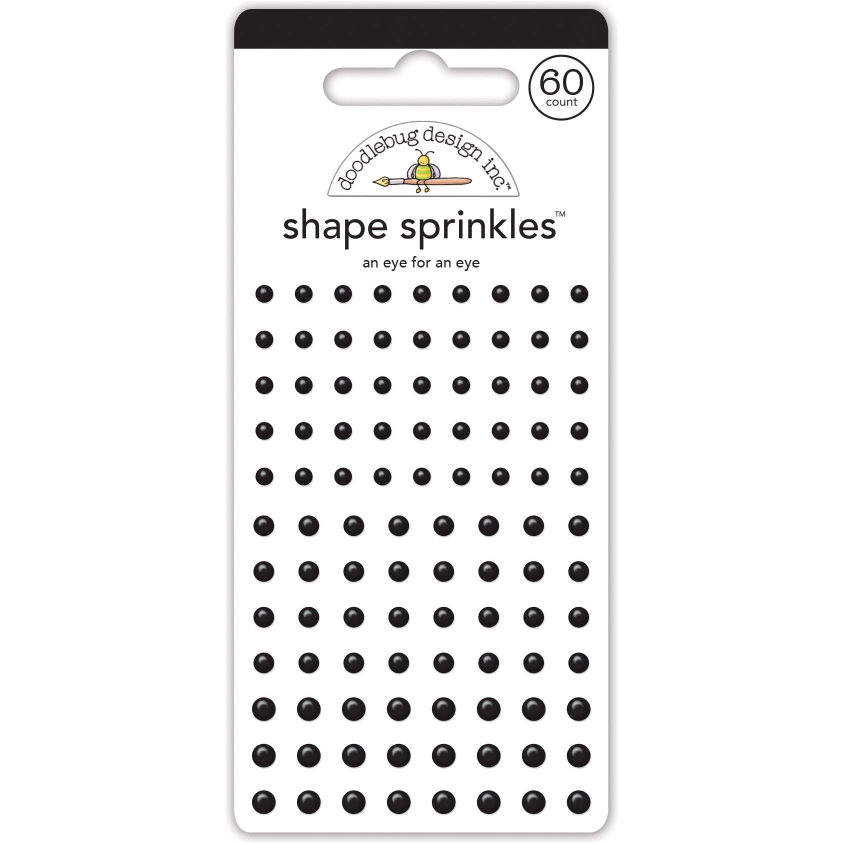 Doodlebug Eye for an Eye Shape Sprinkles 8339
