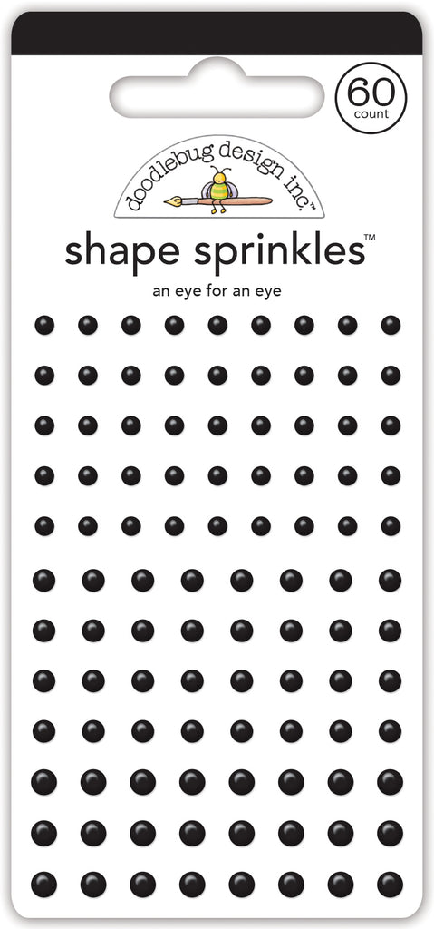 Doodlebug Eye for an Eye Shape Sprinkles 8339