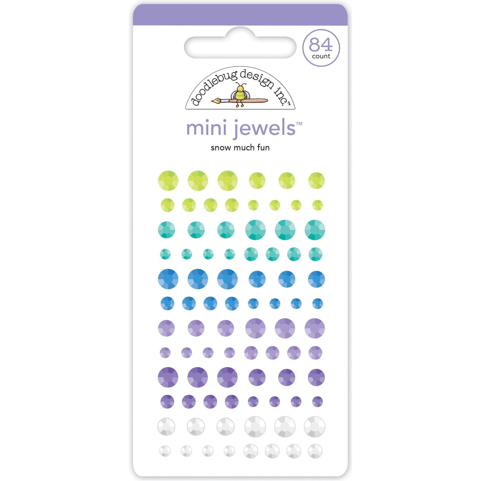 Doodlebug Snow Much Fun Jewels Stickers 8349