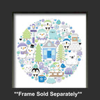 Doodlebug Snow Much Fun Shadow Box Kit 8395 in frame