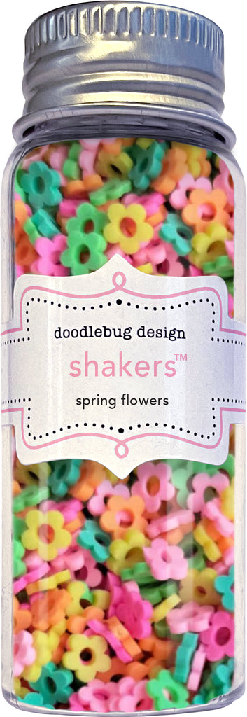 Doodlebug Spring Flowers Shakers 8446