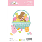 Doodlebug Bunny Basket Doodle Cuts Dies 8449 assembled