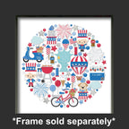 Doodlebug Hometown USA Shadow Box Kit 8549 Sample