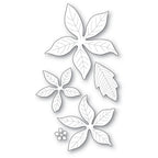 Poppy Stamps BLOOMING POINSETTIA Craft Die 861