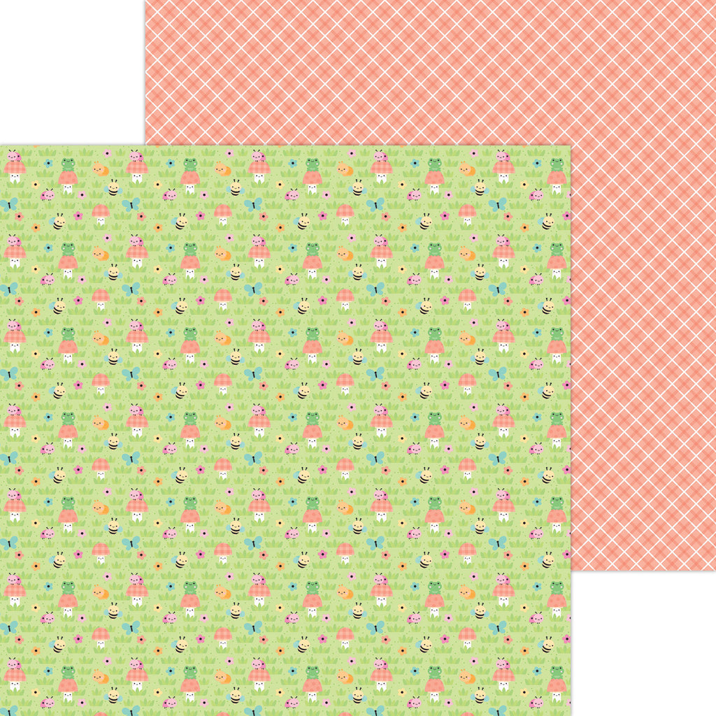 Doodlebug Butterfly Kisses 12x12 Inch Paper Pack 8821
