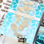 Inkon3 Geometry Garden 6x6 Stencil 89943 wishing
