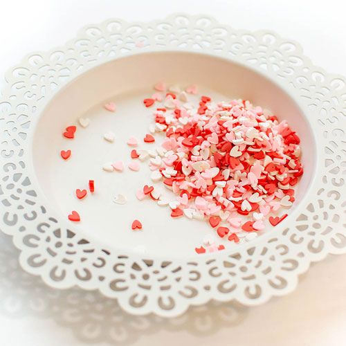 Pretty Pink Posh Valentine Hearts Clay Confetti product image