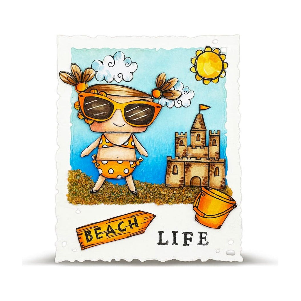 AALL & Create Polaroid Pop Dies 89 beach life
