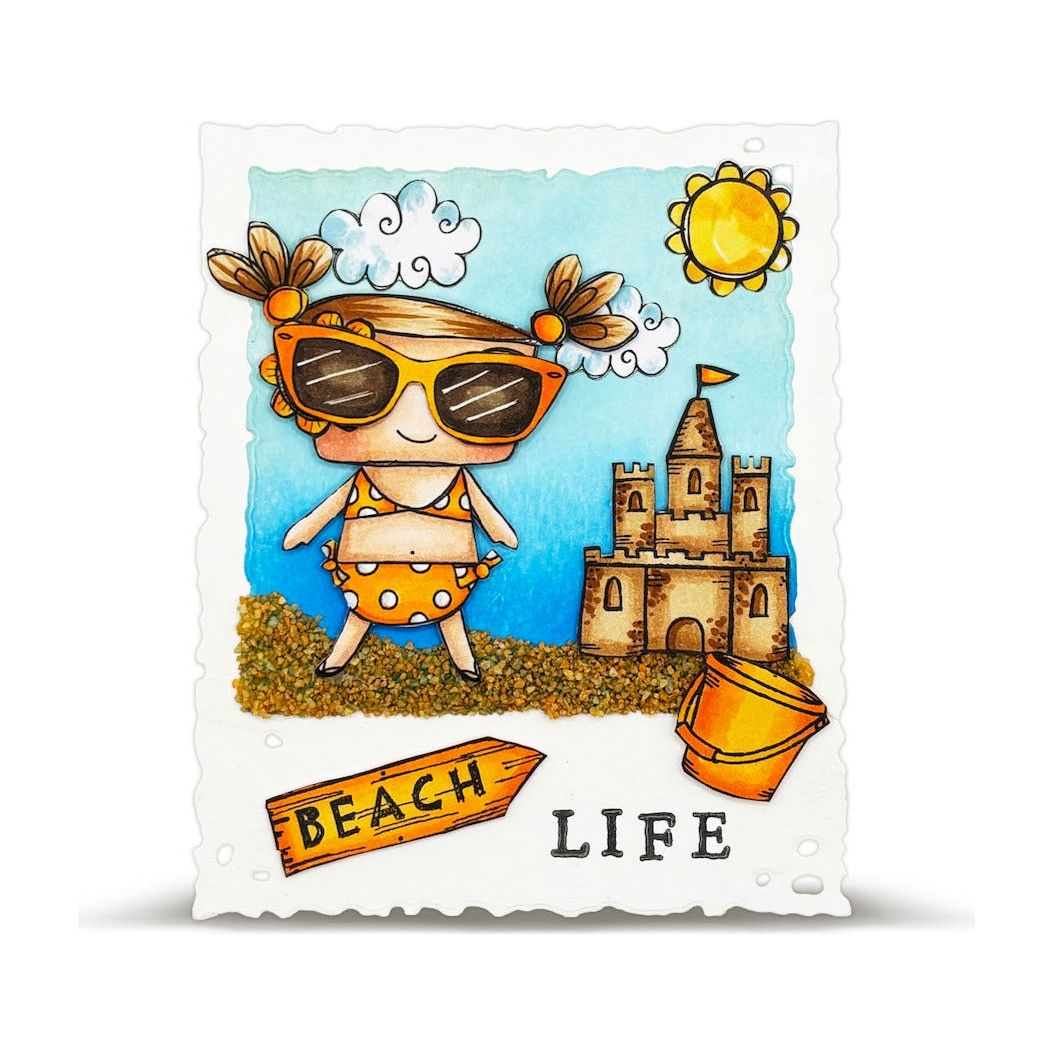AALL & Create Polaroid Pop Dies 89 beach life