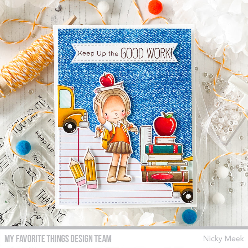 My Favorite Things Class Act Clear Stamps bb102 good work | color-code:alt1