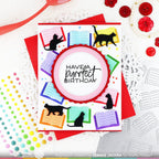 Waffle Flower Purrfect Sentiments Clear Stamps 421541 have a perfect day