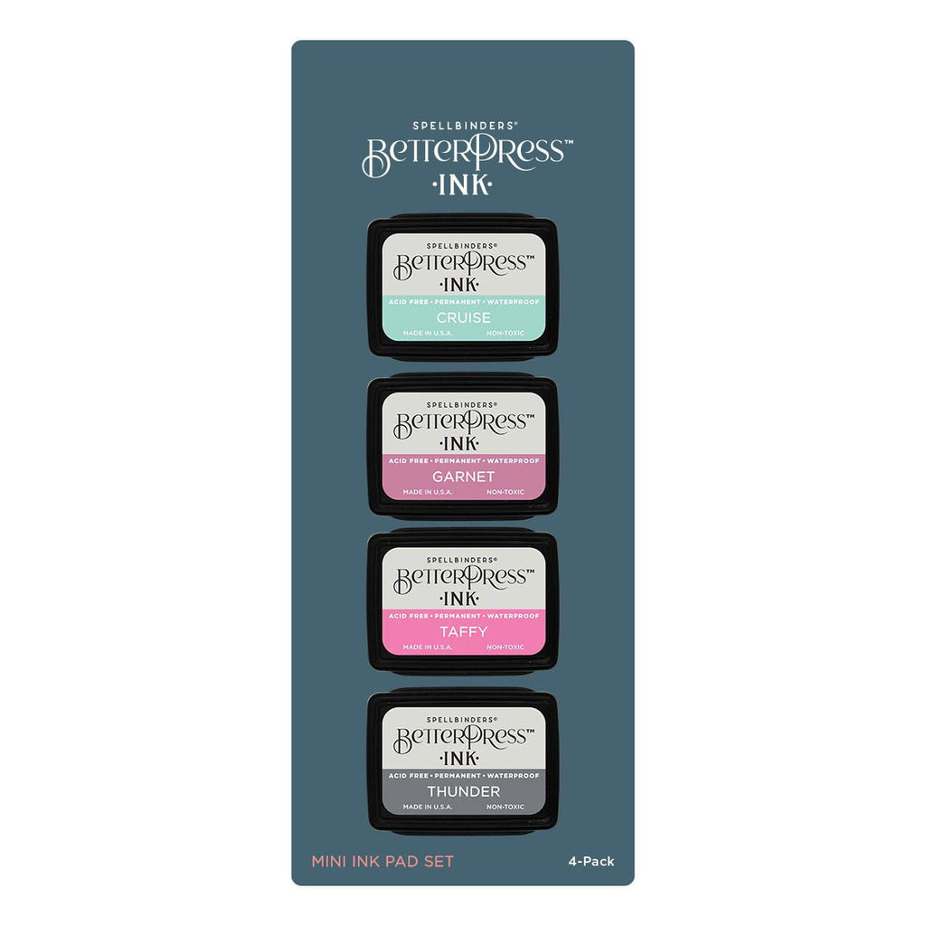 bpi-023 Spellbinders Jet Set BetterPress Ink Mini Set
