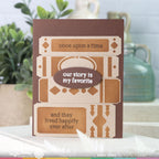 Waffle Flower Simple Books Stencil 421565 once upon a time