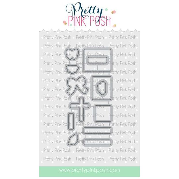 Pretty Pink Posh Patterned Presents Dies