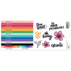 Altenew Mini Ink Cubes Label Set 2023 Amy Tangerine Collection alt7982