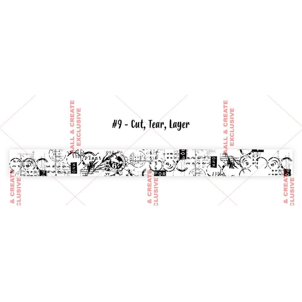 AALL & Create CUT, TEAR, LAYER Washi Tape aalwt9