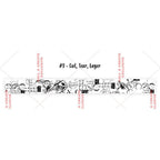 AALL & Create CUT, TEAR, LAYER Washi Tape aalwt9