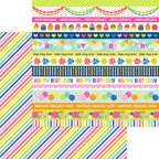 12x12 inch double sided sheet included in 12 inch paper pack