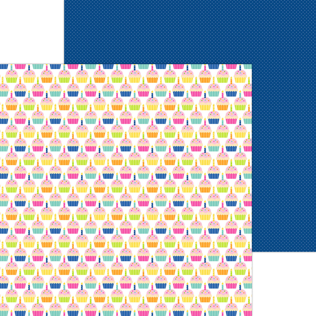 12x12 inch double sided sheet included in 12 inch paper pack