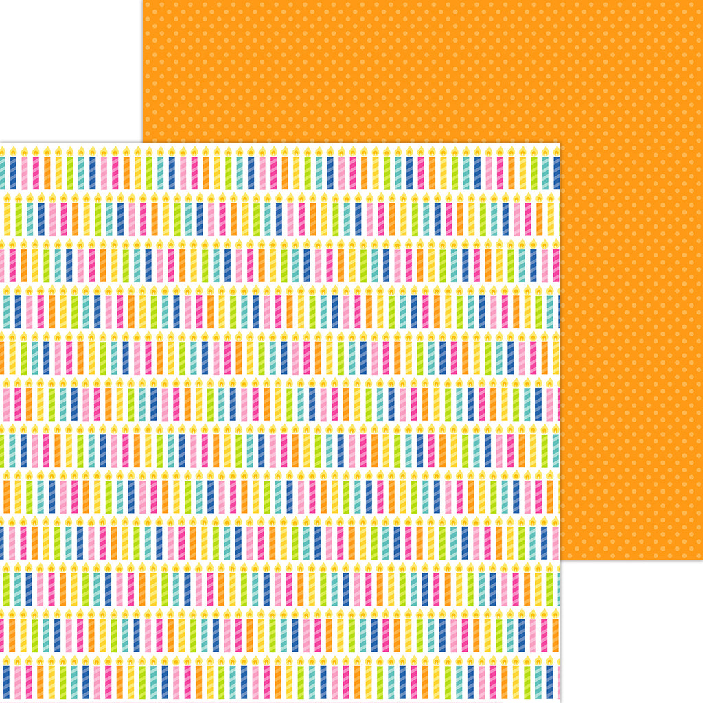 12x12 inch double sided sheet included in 12 inch paper pack