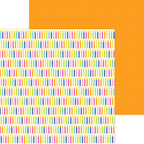 12x12 inch double sided sheet included in 12 inch paper pack