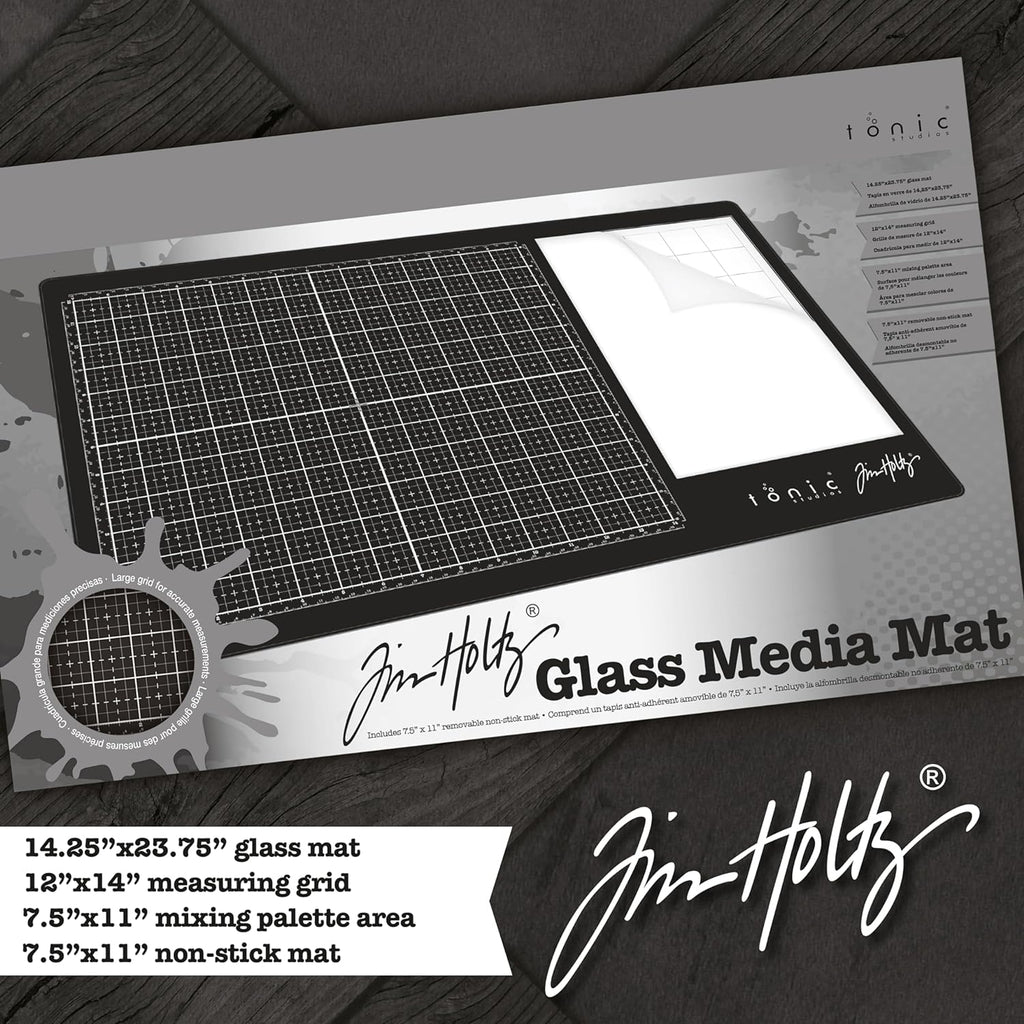 Tim Holtz Tonic Glass Media Mat 1914e