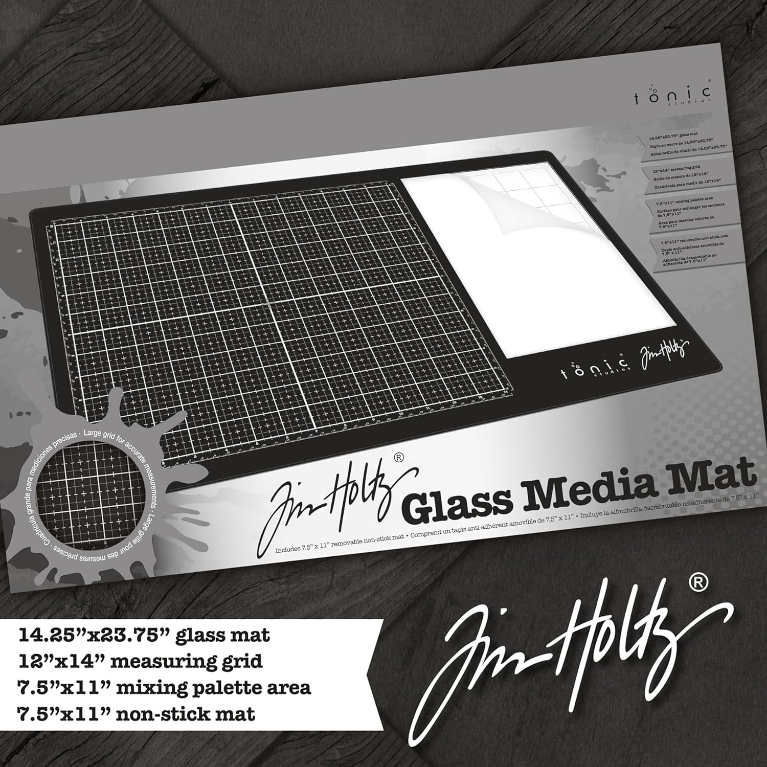 Tim Holtz Tonic Glass Media Mat 1914e