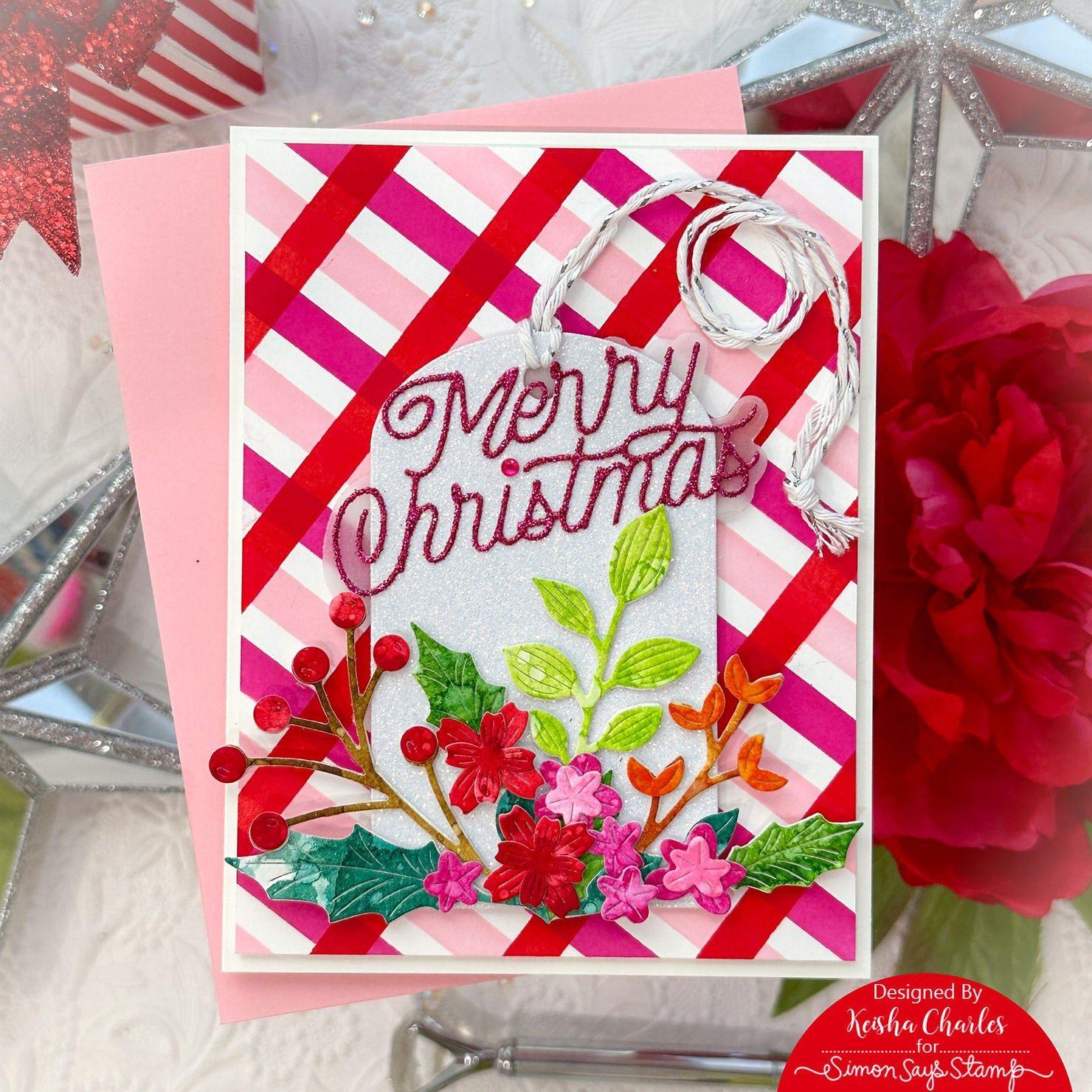 Tim Holtz Distress Reinker Pine Needles Ranger TIM21599 Christmas Greenery Card | color-code:ALT03