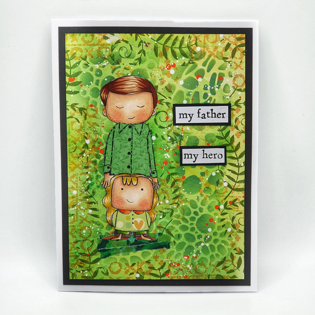 AALL & Create Father's Daughter A7 Clear Stamp Set 937 father card