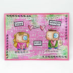 AALL & Create Amour A7 Clear Stamp 939 love wins card