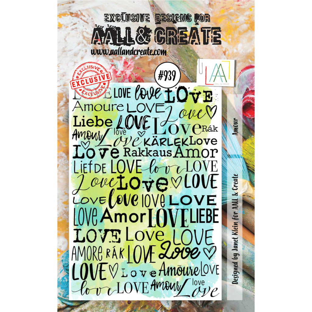 AALL & Create Amour A7 Clear Stamp 939