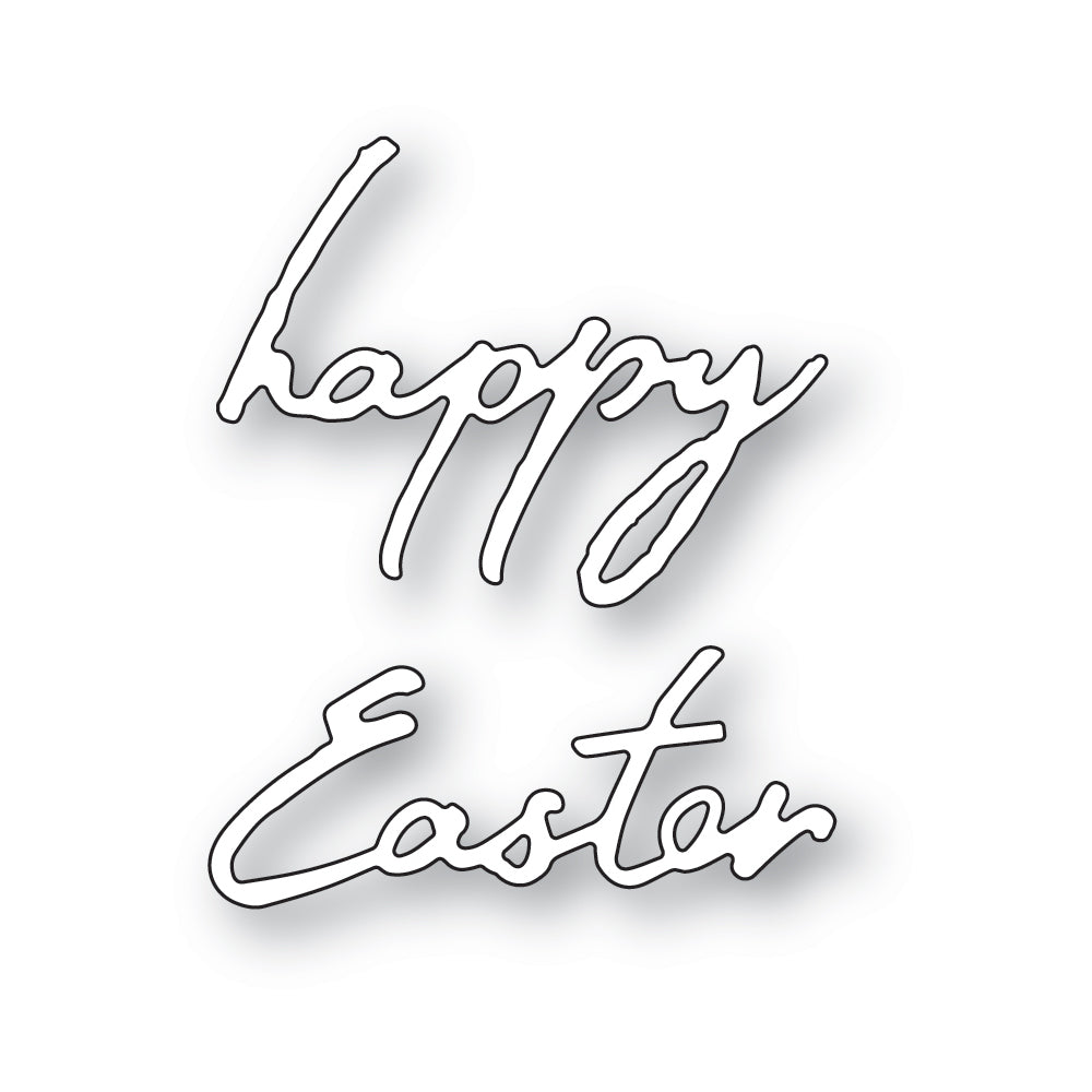 Memory Box Happy Easter Dover Script Dies 94729