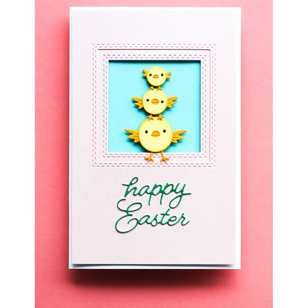 Memory Box Happy Easter Curled Script Dies 94731 happy easter