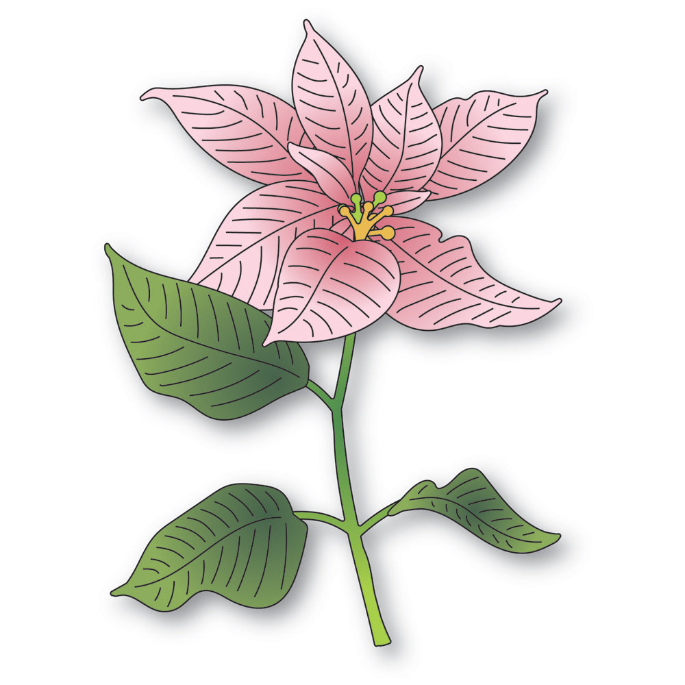 Memory Box Glorious Poinsettia Dies 94734