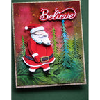 Memory Box Layered Festive Santa Dies 94737 believe