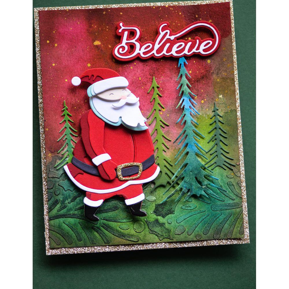 Memory Box Layered Festive Santa Dies 94737 believe