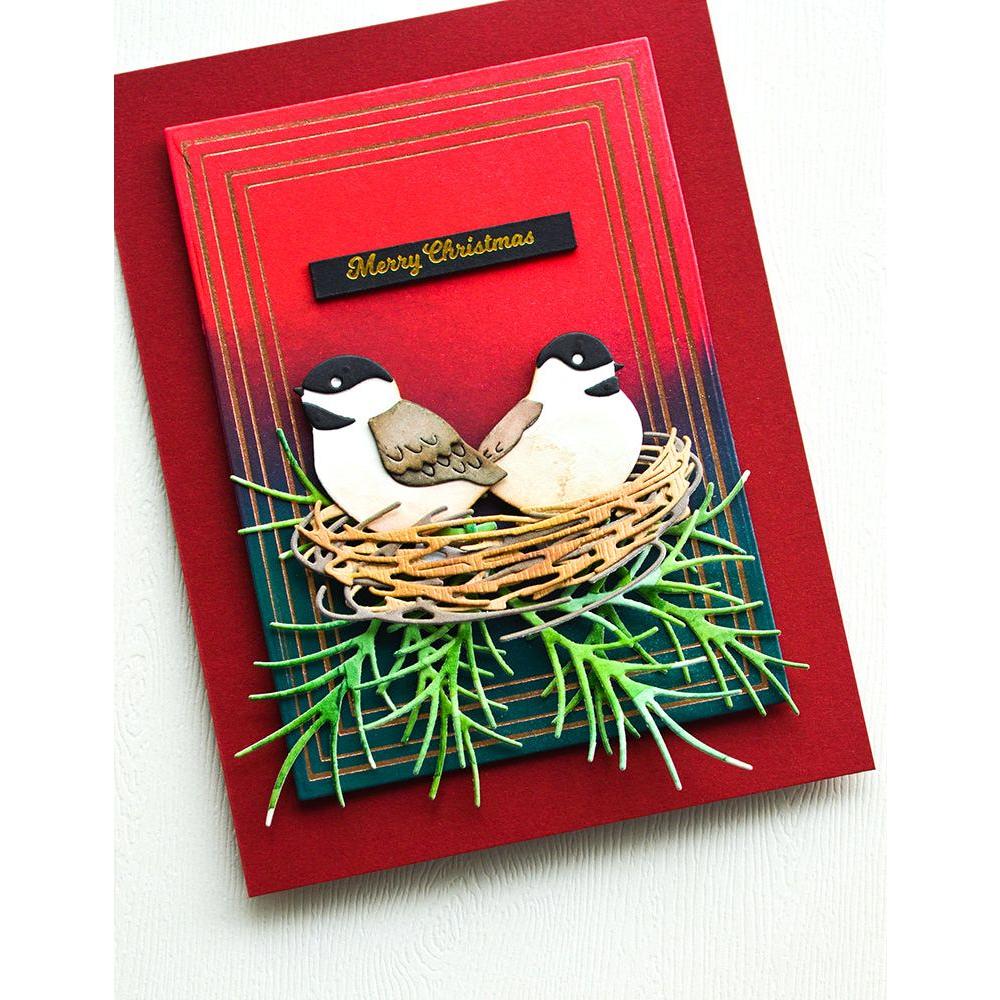Memory Box Bird's Nest Dies 94740 merry christmas