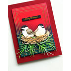 Memory Box Bird's Nest Dies 94740 merry christmas