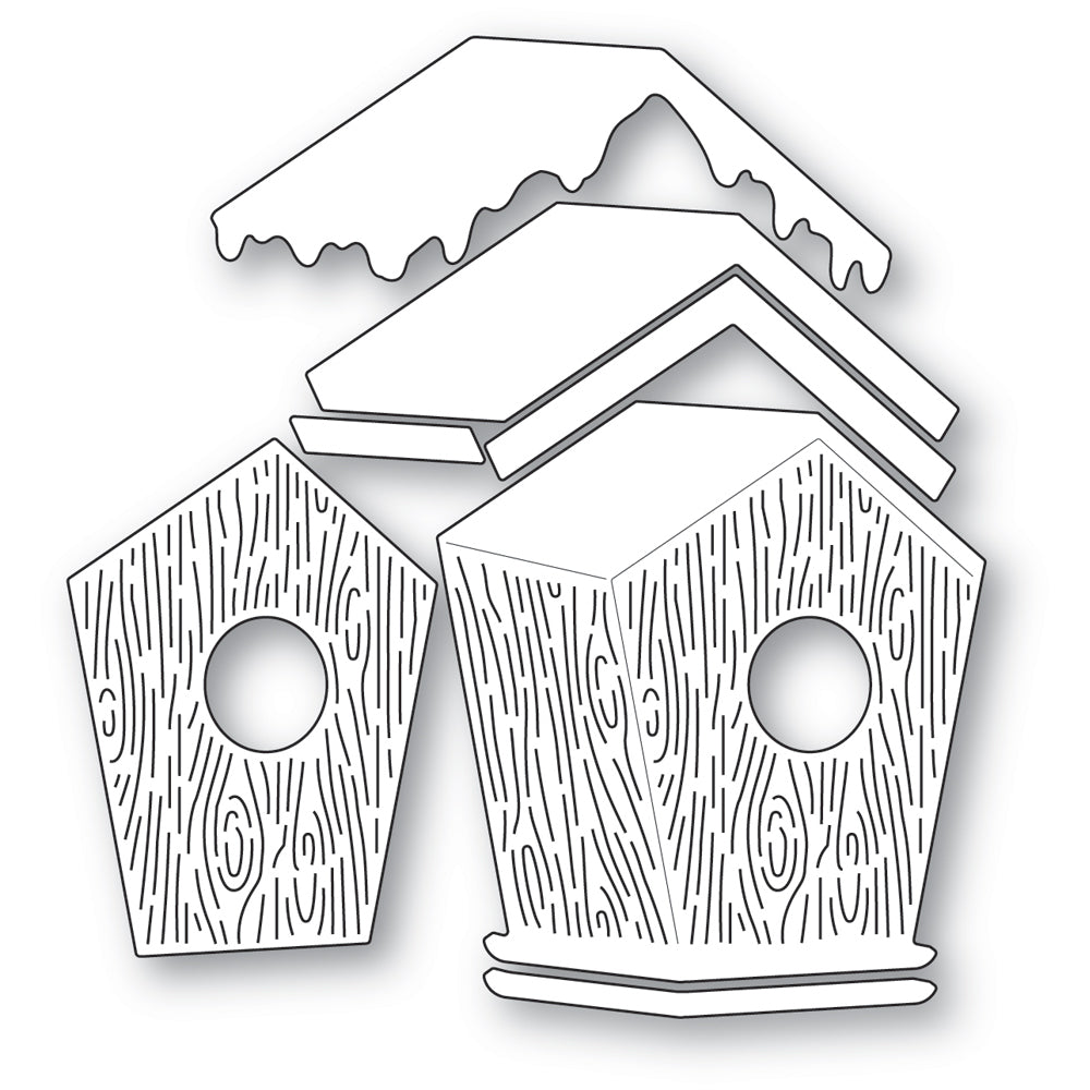 Memory Box Woodgrain Bird House Dies 94742 pieces
