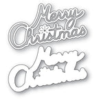 Memory Box Merry Christmas Charmed Script Dies 94749 pieces