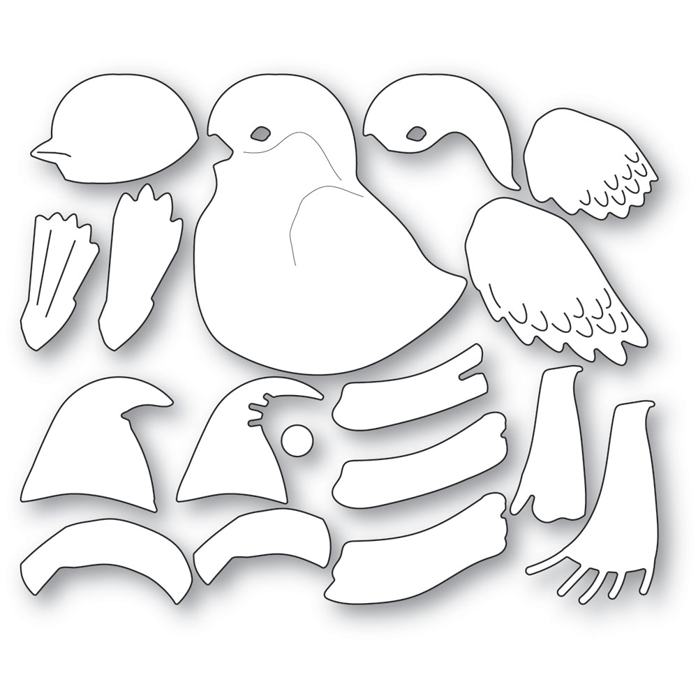 Memory Box Bundled Bird Dies 94760 pieces