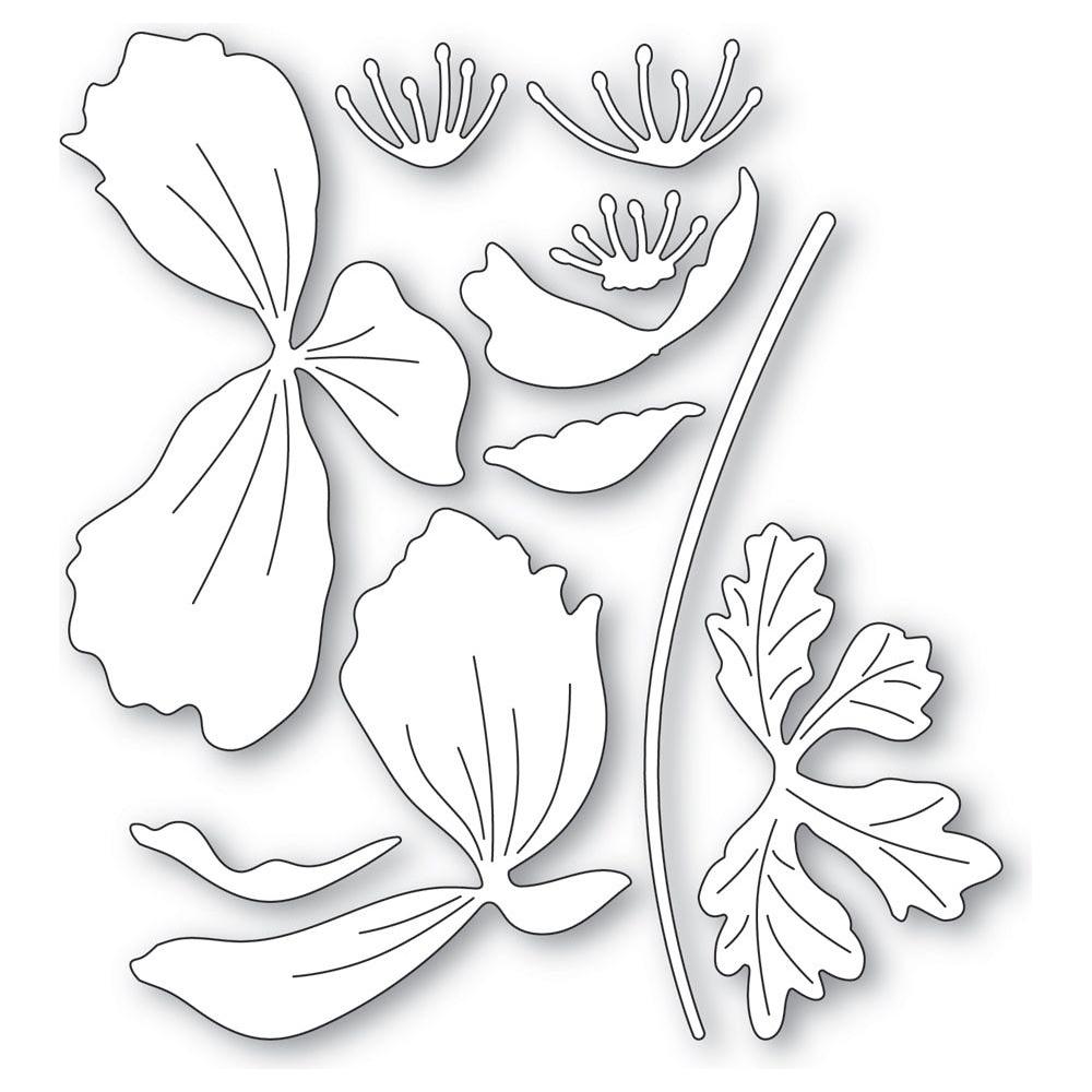 Memory Box Graceful Anemone Dies 94764 line art