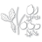 Memory Box Anemone Bud Duo Dies 94765 line art