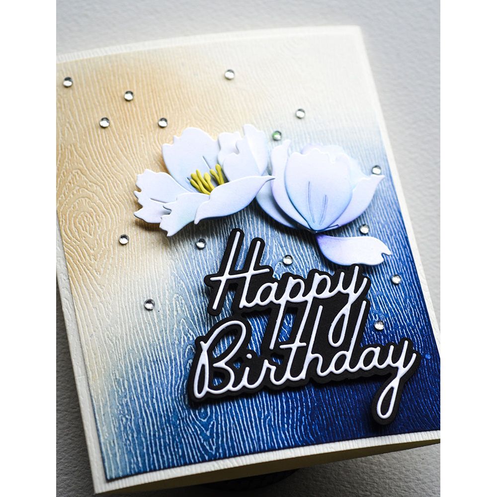 Memory Box Anemone Blooms Dies 94768 happy birthday