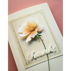 Memory Box Rectangle Dot Border Hot Foil Plate mbf010 thanks