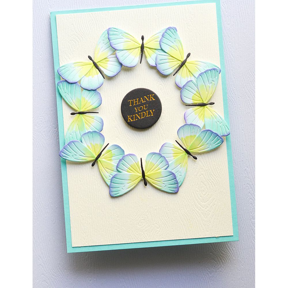 Memory Box Exquisite Butterflies Dies 94771 thank you kindly