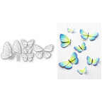 Memory Box Exquisite Butterflies Dies 94771 blue butterfly