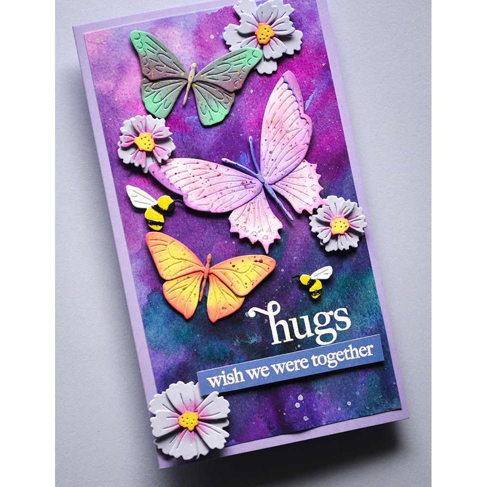 Memory Box Blue River Butterfly Dies 94832 hugs